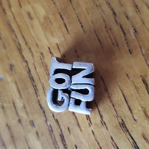 Sterling Silver GOT FUN SLIDER CHARM NEW